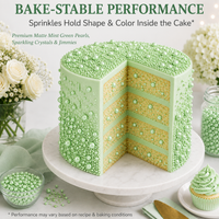 Mint Green | Sprinkles Bottle for Decoration Bottle 120 g