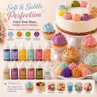 Pastel Elegance | Pack of 6 Edible Water Color