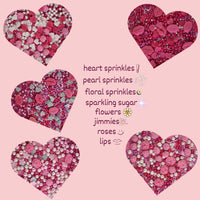 Shimmering Charm I Silver & White Pearls | Edible Mother's Day Sprinkles