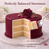 Burgundy | Edible Natural Fondant (4 x 250g)
