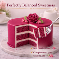 Vivid Magenta | Edible Natural Fondant (4 x 250g)