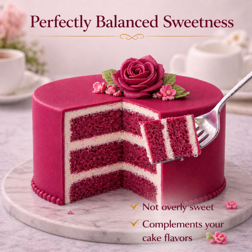 Vivid Magenta | Edible Natural Fondant (4 x 250g)
