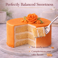 Apricot Orange | Edible Natural Fondant (4 x 250g)