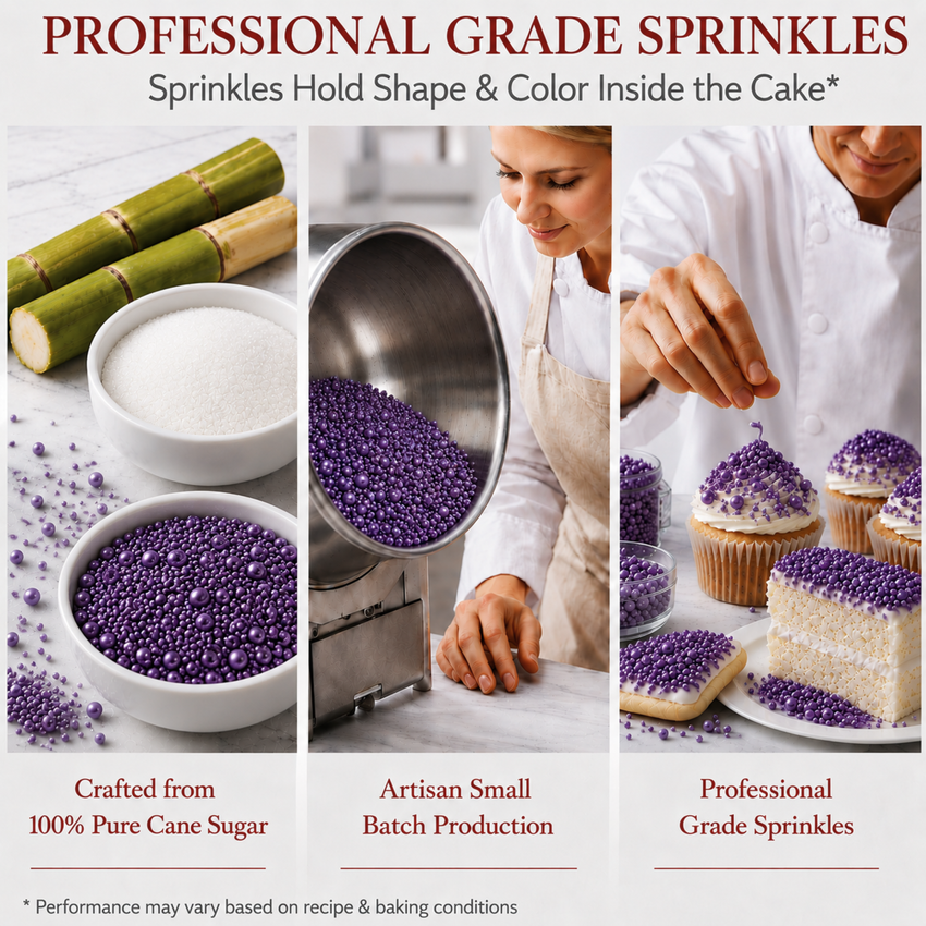 Purple | Sprinkles Bottle for Decoration Bottle 120 g