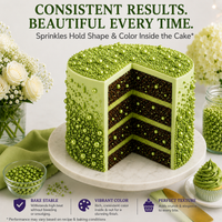 Lime Green | Sprinkles Bottle for Decoration Bottle 120 g