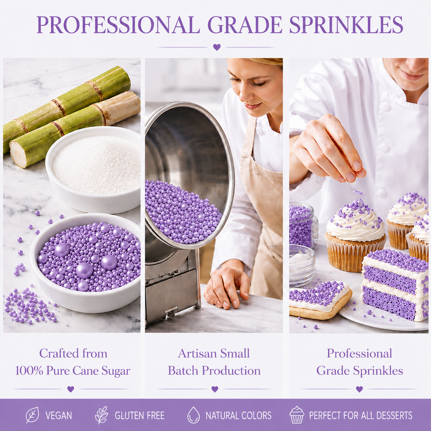 Lavender | Sprinkles Bottle for Decoration Bottle 120 g