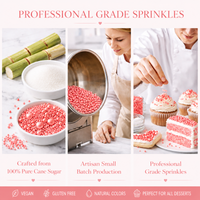 Rose Pink | Sprinkles Bottle for Decoration Bottle 120 g