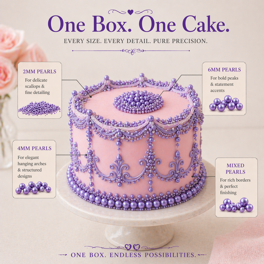 Sprinkles for Cakes & Cupcakes Decoration | USP-3(Lavender)