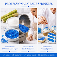 Bright Blue | Sprinkles Bottle for Decoration Bottle 120 g