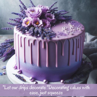 Luscious Lavender | Edible Drips 110 Gms