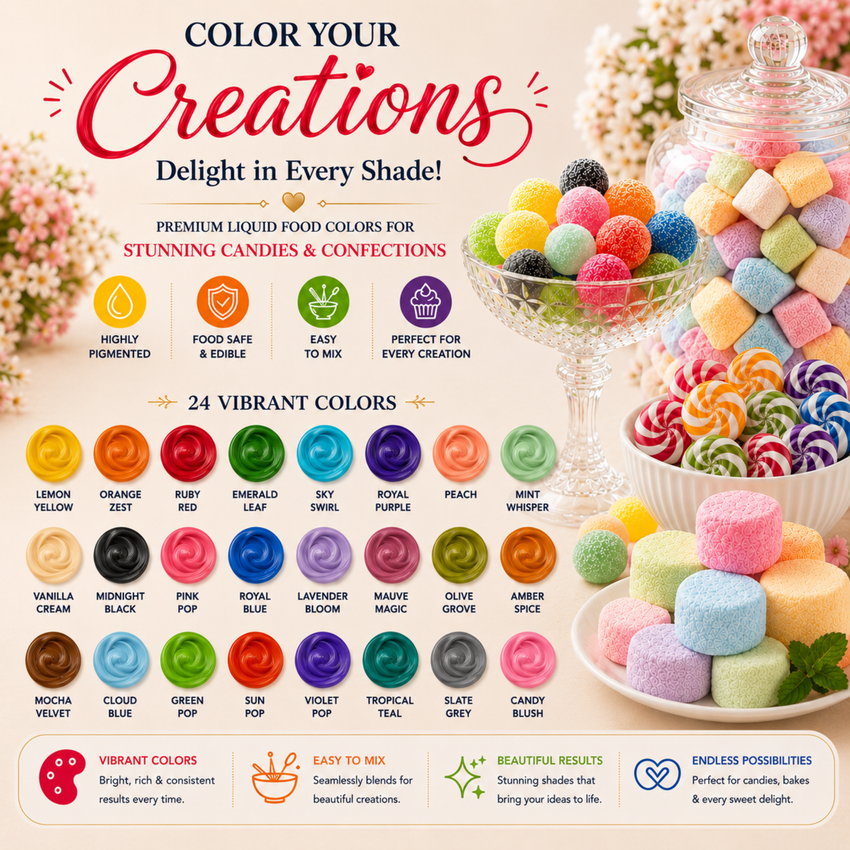 Master Artist | Pack of 24 Edible Water Color