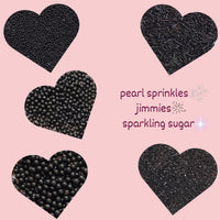 Sprinkles for Cakes & Cupcakes Decoration | USP-19(Black)