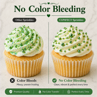 Sprinkles for Cakes & Cupcakes Decoration | USP-11(Pea Green)