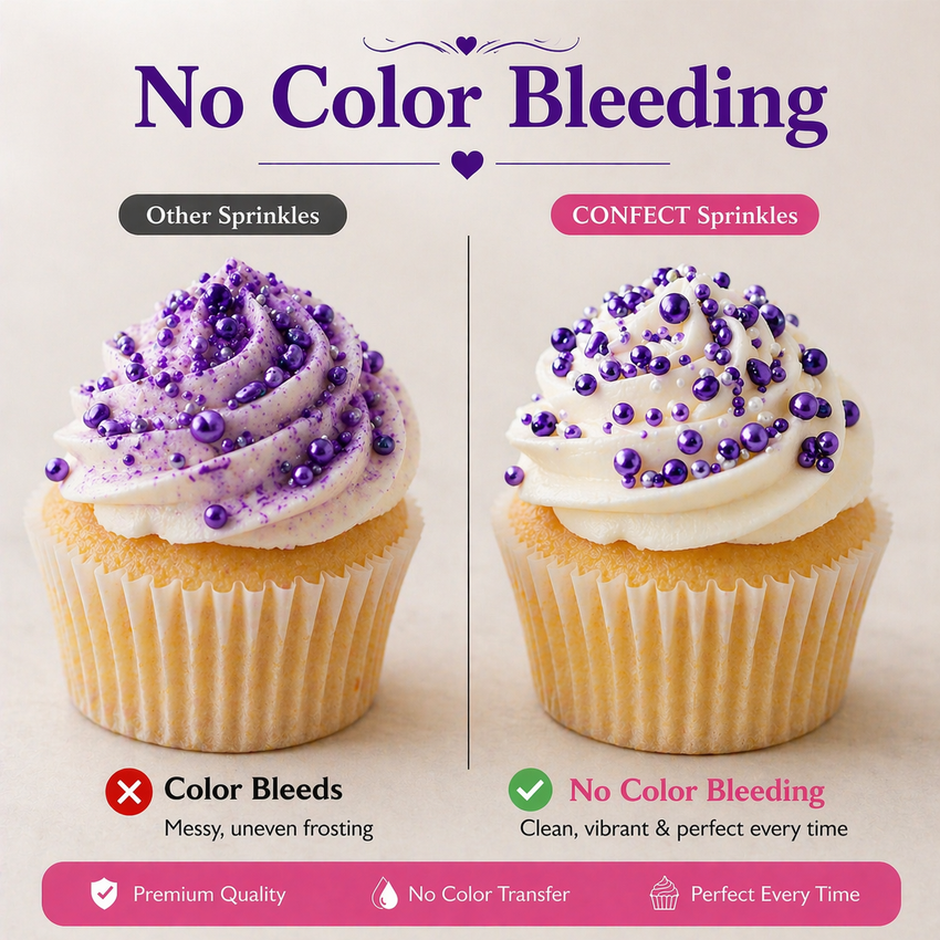 Sprinkles for Cakes & Cupcakes Decoration | USP-1(Purple)