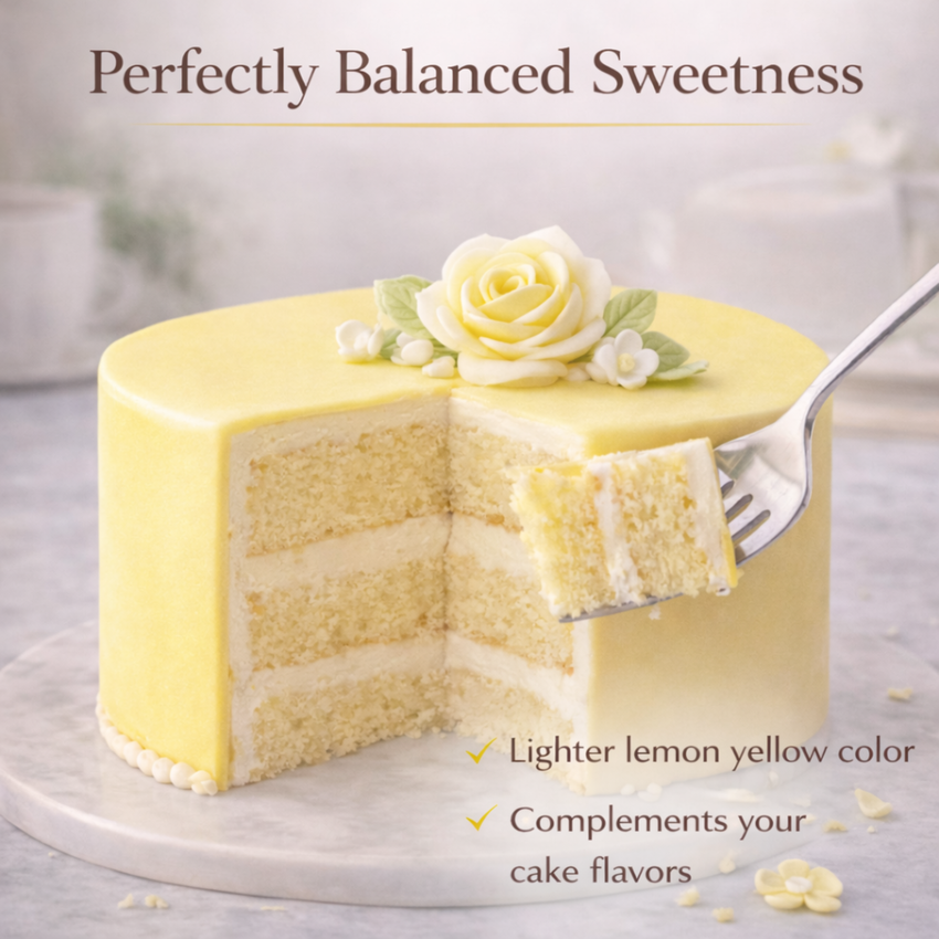 Butter Yellow | Edible Natural Fondant (4 x 250g)