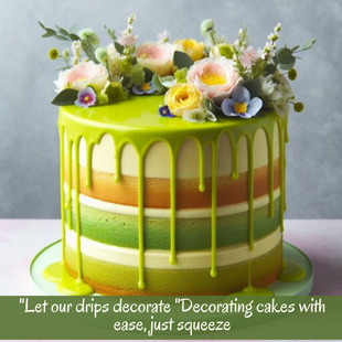 Lime Green | Edible Drips 110 Gms