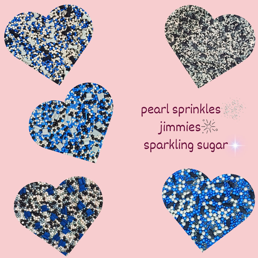 Black, Blue & White | (02) Father's Day Sprinkles 100Gm
