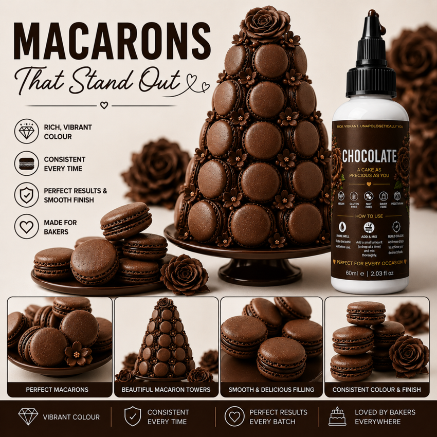 Chocolate | Edible Gel Color 60ml