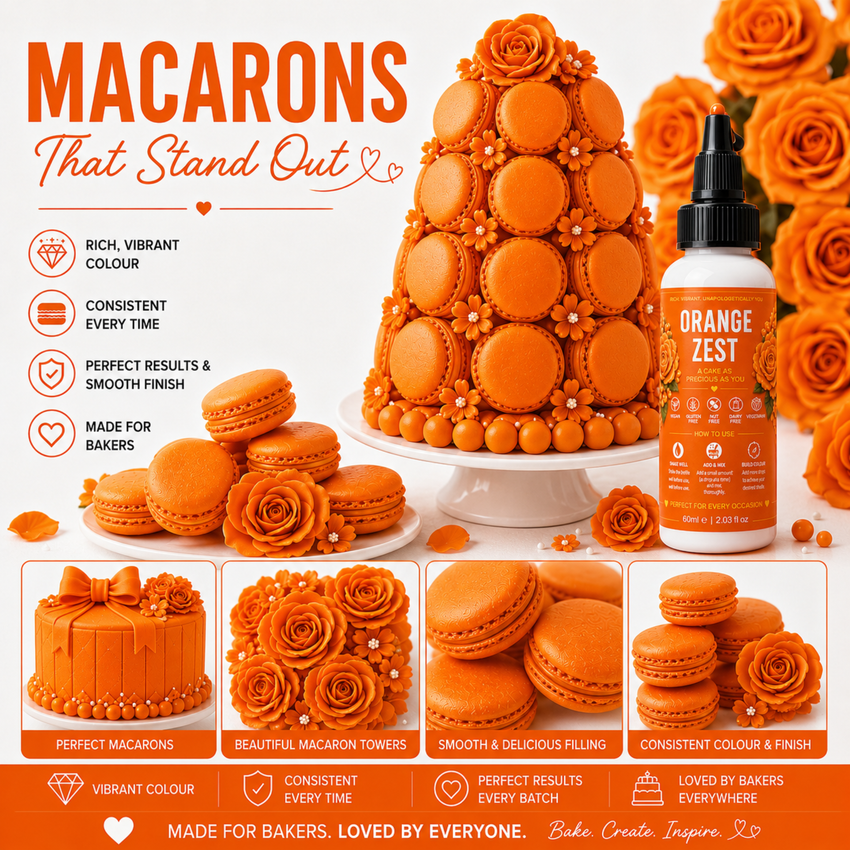 Orange Zest | Edible Gel Color 60ml