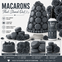 Slate Grey | Edible Gel Color 60ml