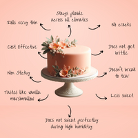 Peach Fondant | Edible Sugarpaste 250 Gm