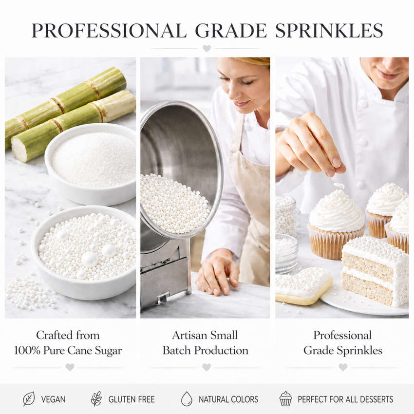 White | Sprinkles Bottle for Decoration Bottle 120 g