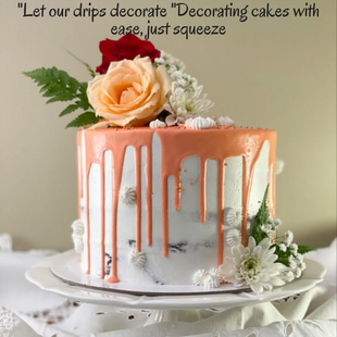 Pure Peach | Edible Drips 110 Gms