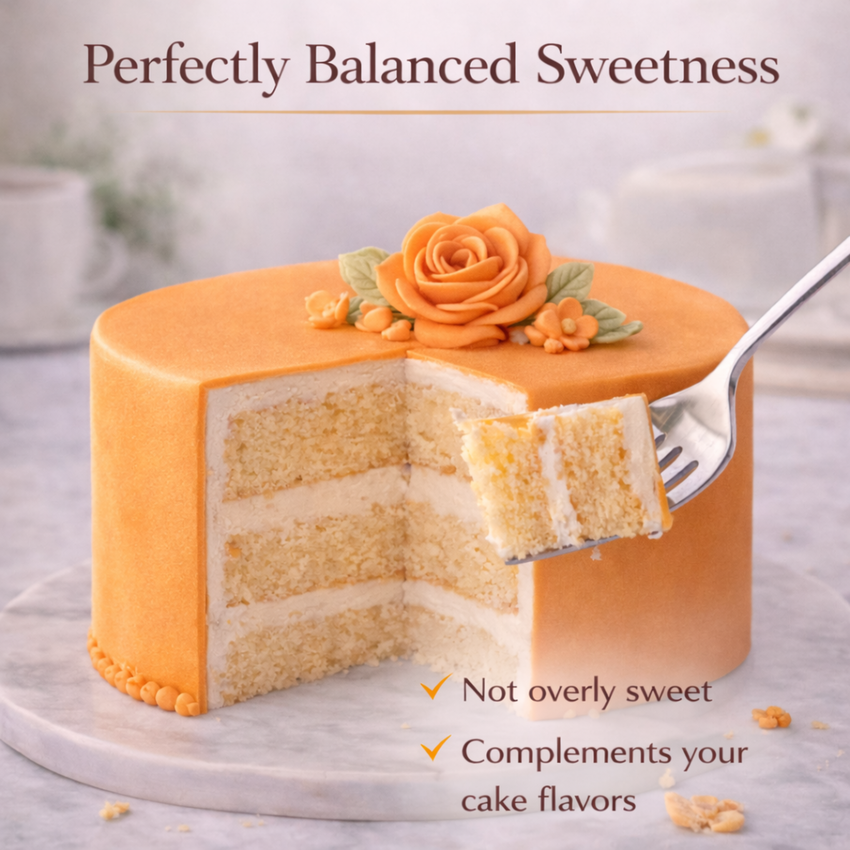 Mandarin Orange | Edible Natural Fondant (4 x 250g)