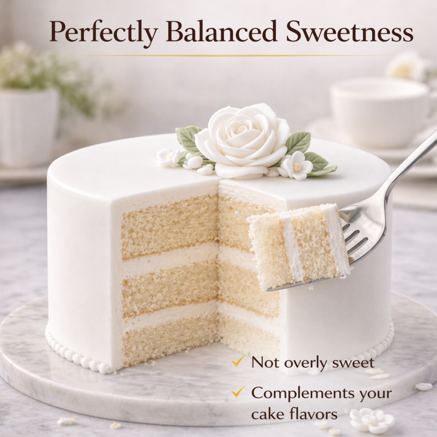 White | Edible Natural Fondant (4 x 250g)
