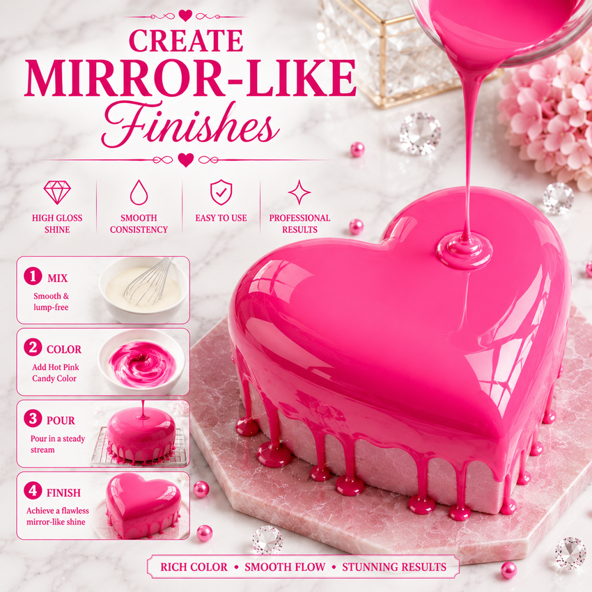 Hot Pink | Edible Candy Color 60ml