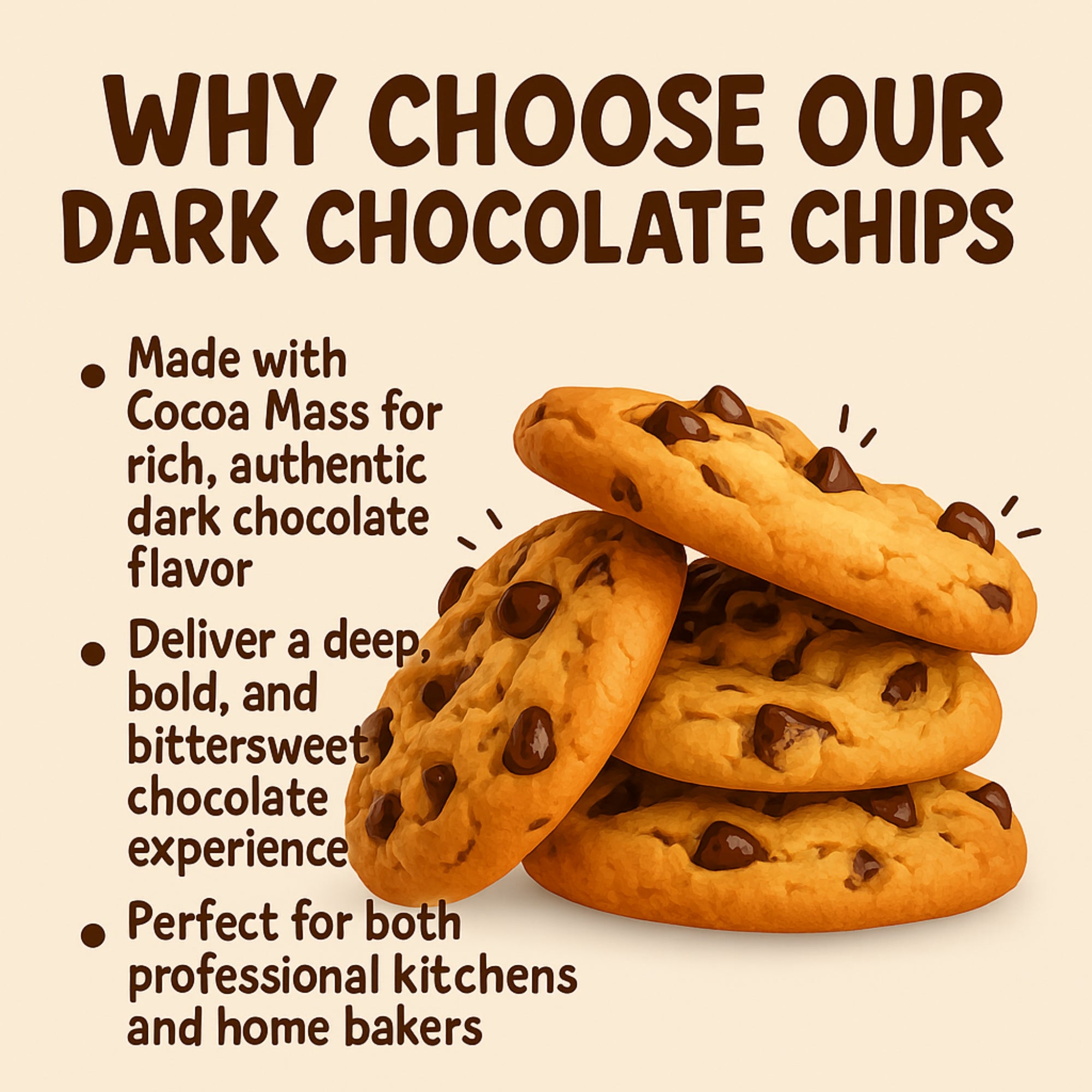 Dark Chocolate Chips 100g