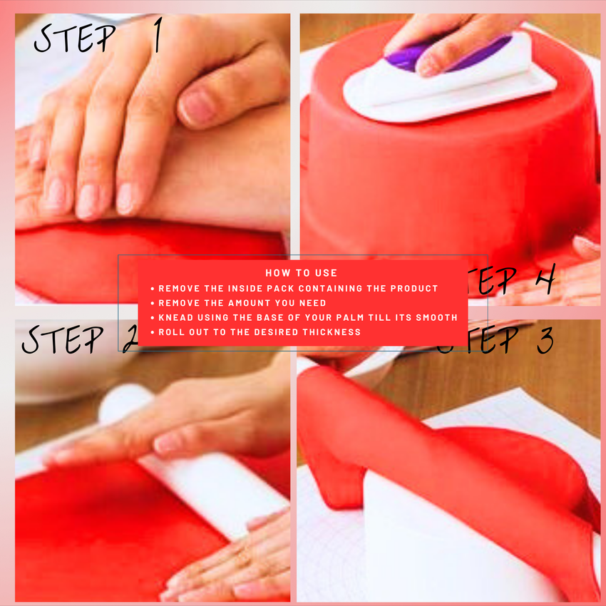 Superman Red Fondant | Edible Sugarpaste 250 Gm