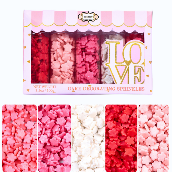 Valentine Sprinkles Multipack 6 | 140g