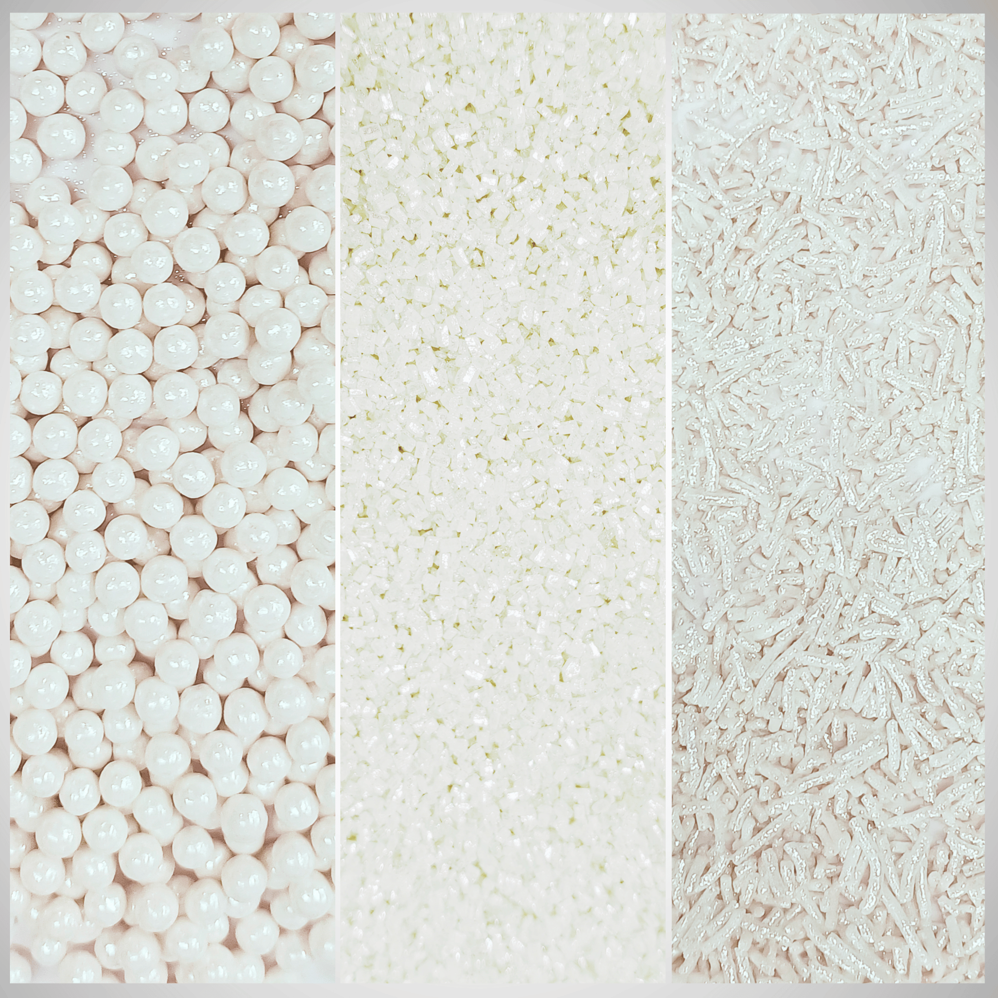 Sprinkles for Cakes & Cupcakes Decoration | USP-15 White
