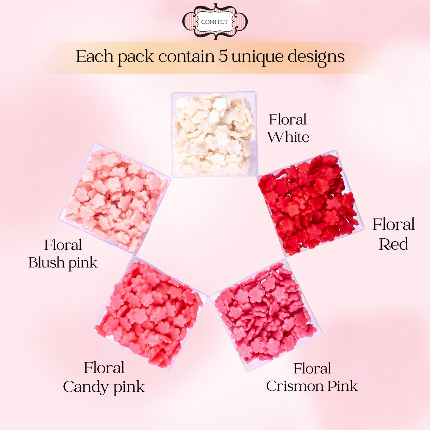 Valentine Sprinkles VS Multipack 06 - 100 gms
