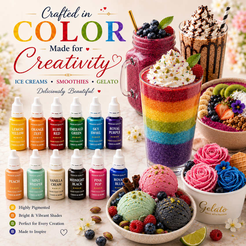 Core Baking | Pack of 12 Edible Water Color