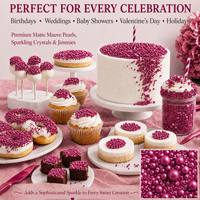 Mauve | Sprinkles Bottle for Decoration Bottle 120 g