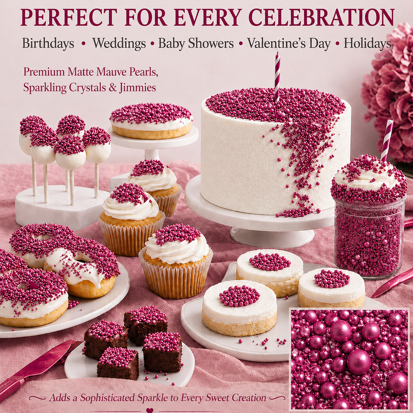 Mauve | Sprinkles Bottle for Decoration Bottle 120 g