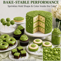 Lime Green | Sprinkles Bottle for Decoration Bottle 120 g