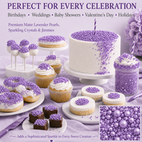 Lavender | Sprinkles Bottle for Decoration Bottle 120 g