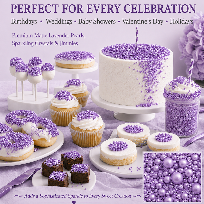 Lavender | Sprinkles Bottle for Decoration Bottle 120 g