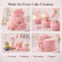 Blush Pink | Edible Natural Fondant (4 x 250g)
