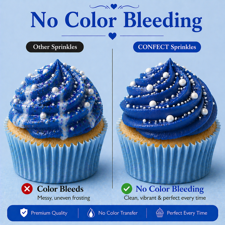 Sprinkles for Cakes & Cupcakes Decoration | USP-15(White)