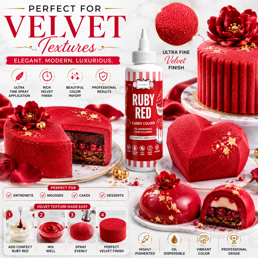Ruby Red | Edible Candy Color 60ml