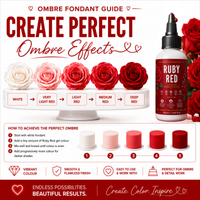 Ruby Red | Edible Gel Color 60ml