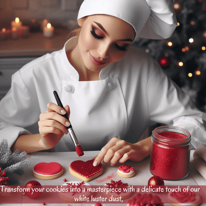 Crystal Wine Red | Edible Luster Dust 5 Gms
