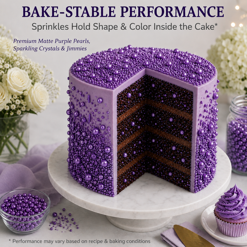 Purple | Sprinkles Bottle for Decoration Bottle 120 g