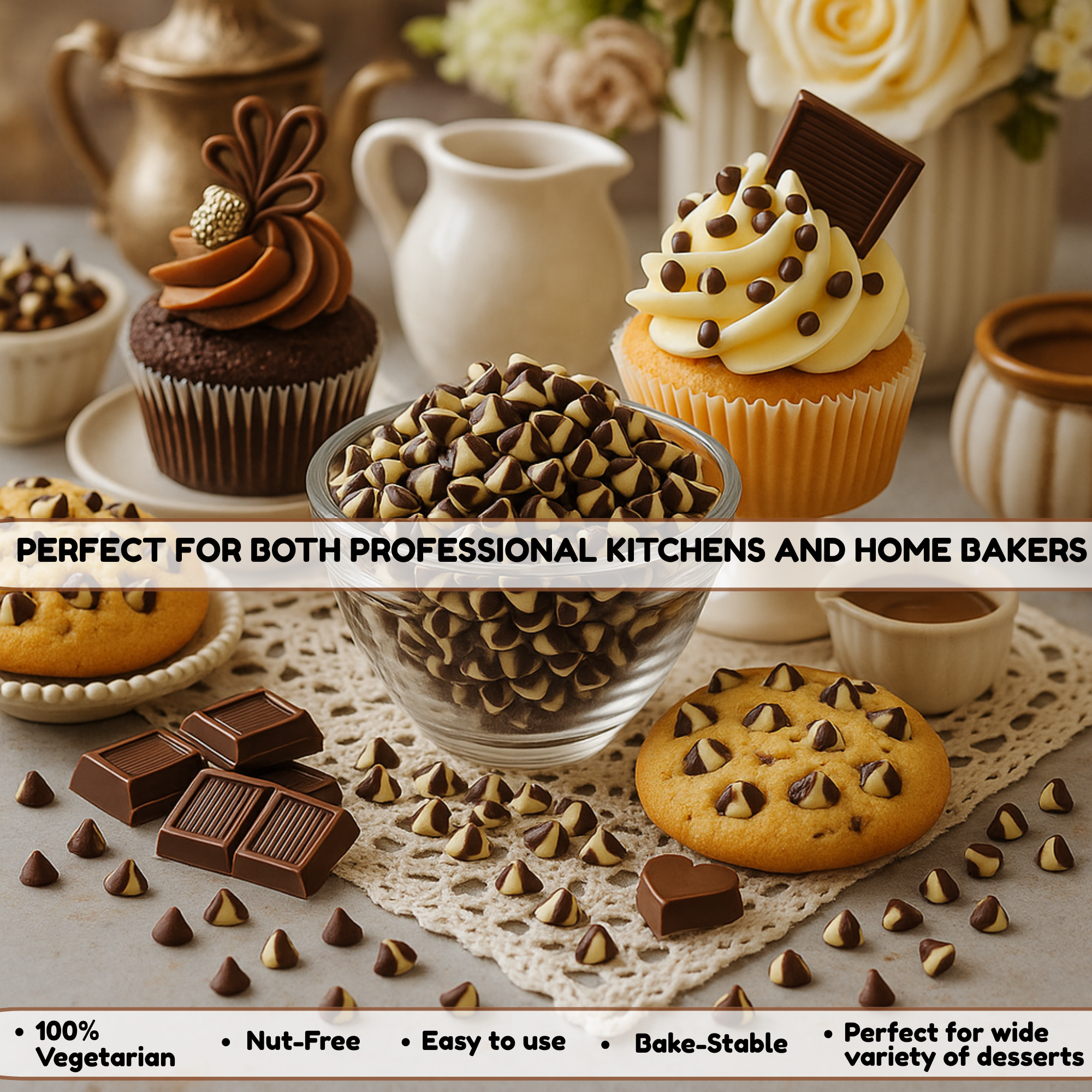 Twin Chocolate Chips 100g