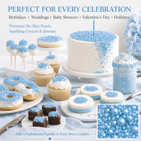 Sky Blue | Sprinkles Bottle for Decoration Bottle 120 g