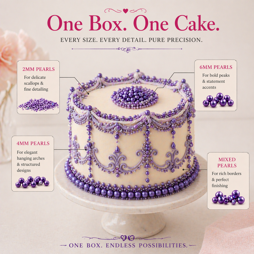 Sprinkles for Cakes & Cupcakes Decoration | USP-1(Purple)